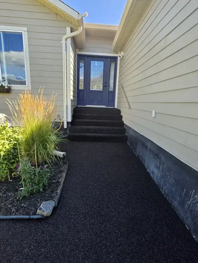 Walkways & Stairs rubber paving project